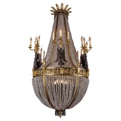 Monumental Royal Splendid Chandelier After Pierre Phillipe Thomire