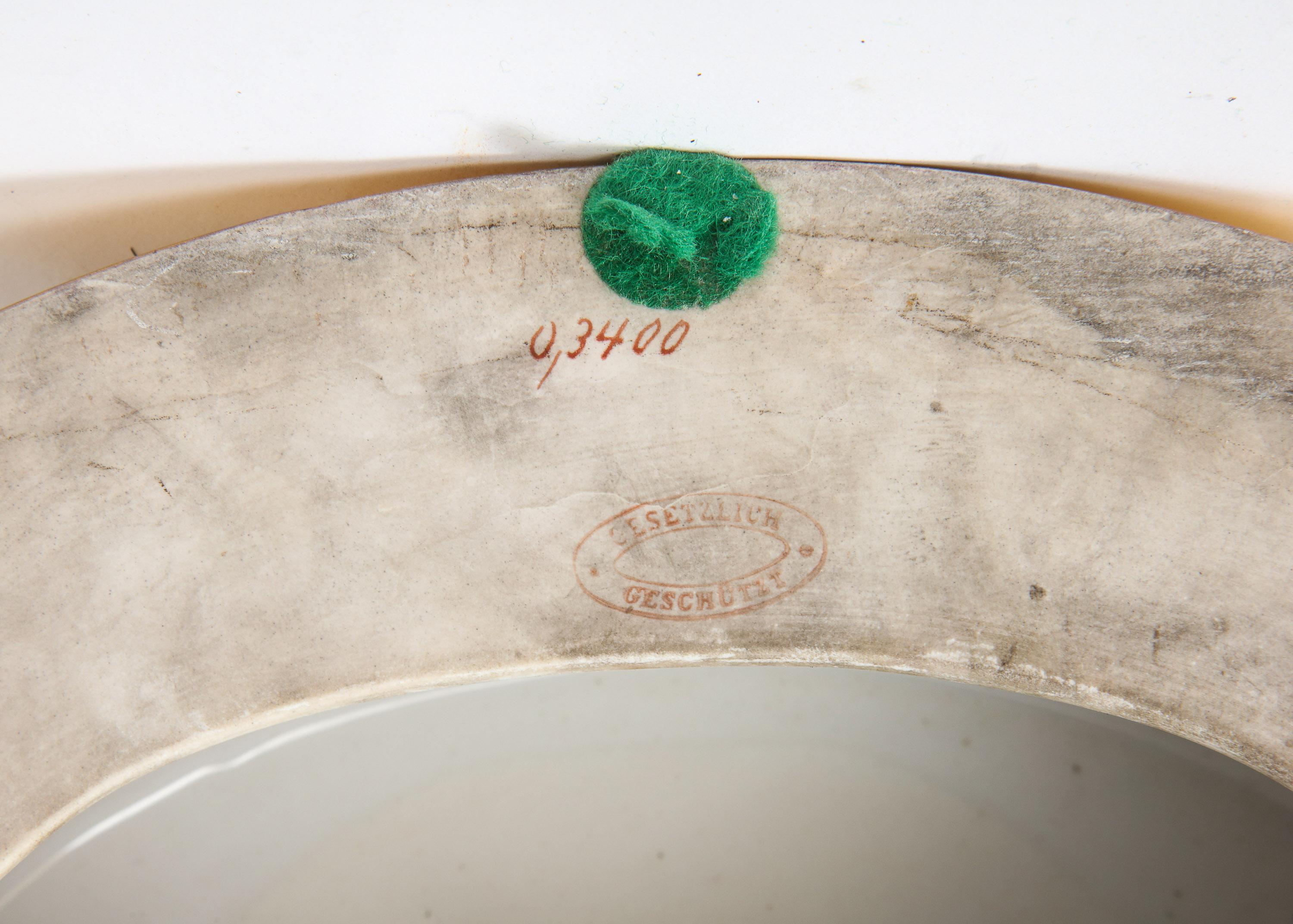 Vaso e coperchio monumentale Royal Vienna Porcelain Iridescente, Wagner in vendita 7