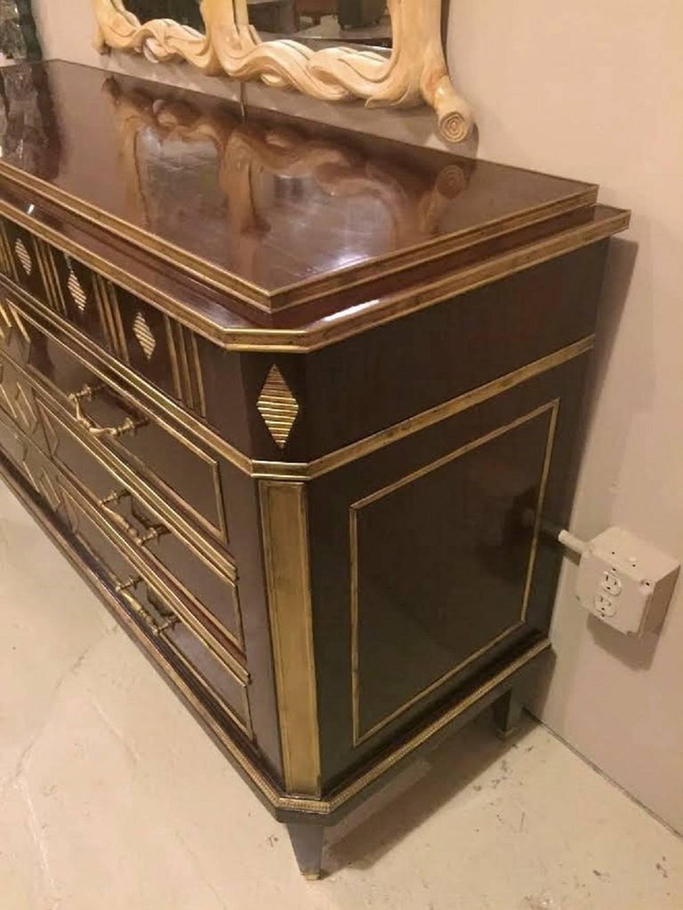 Monumental Russian Neoclassical Style Commode or Chest in the Louis XVI Style In Good Condition For Sale In Stamford, CT