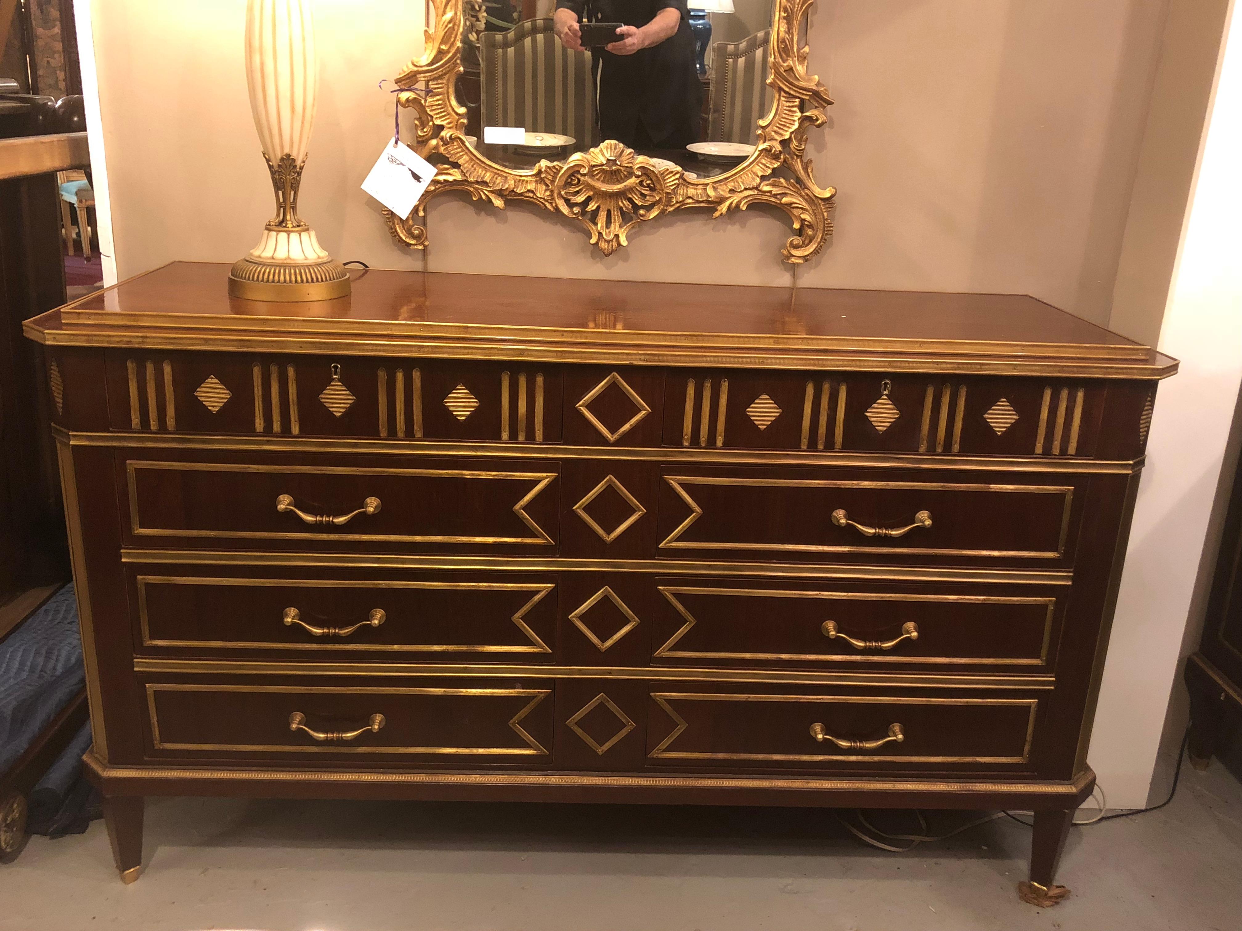 Monumental Russian Neoclassical Style Commode or Chest in the Louis XVI Style 3
