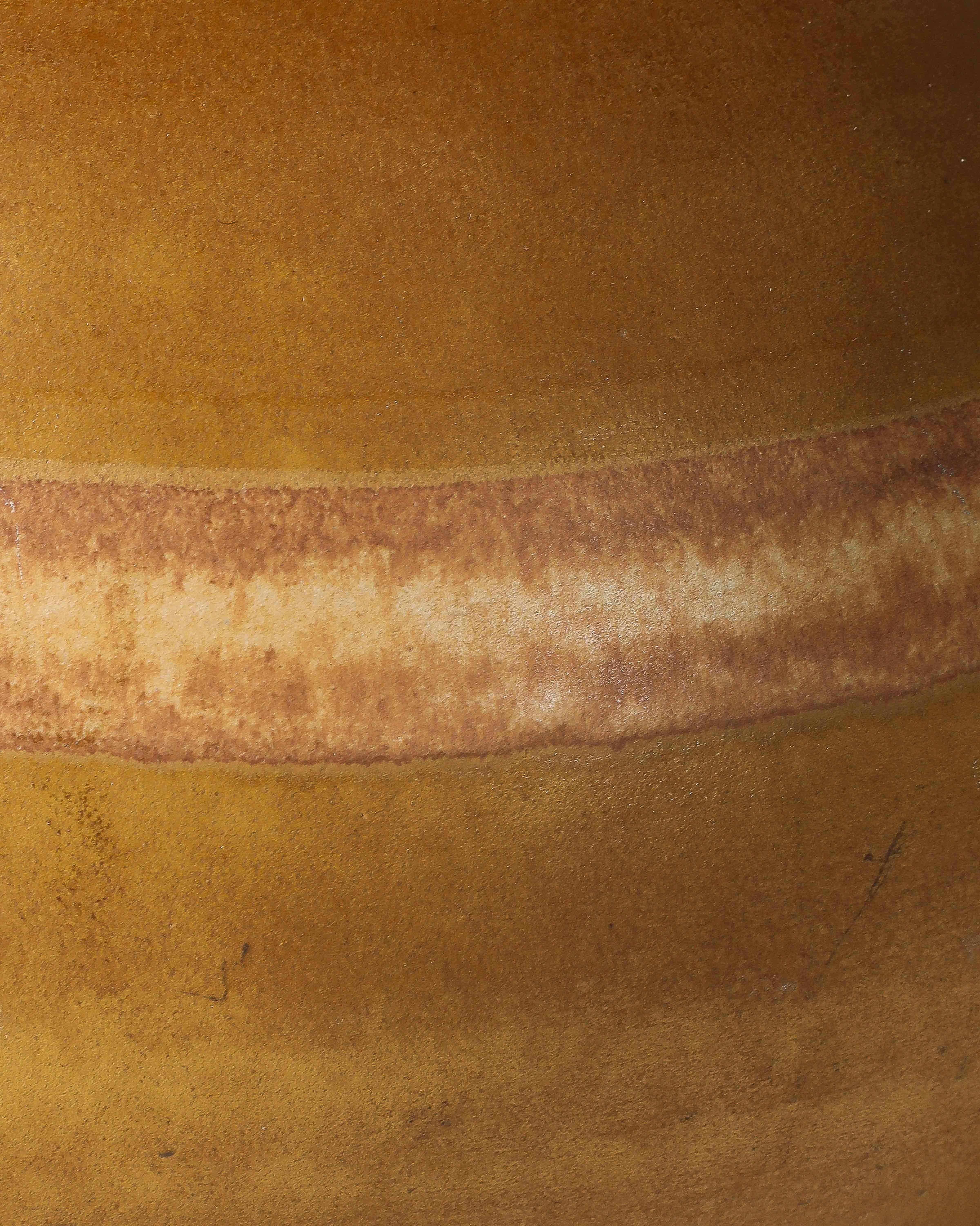 Monumental Lámpara de Mesa de Cerámica Esmaltada de Color Óxido, Francia, S. XX en venta 7