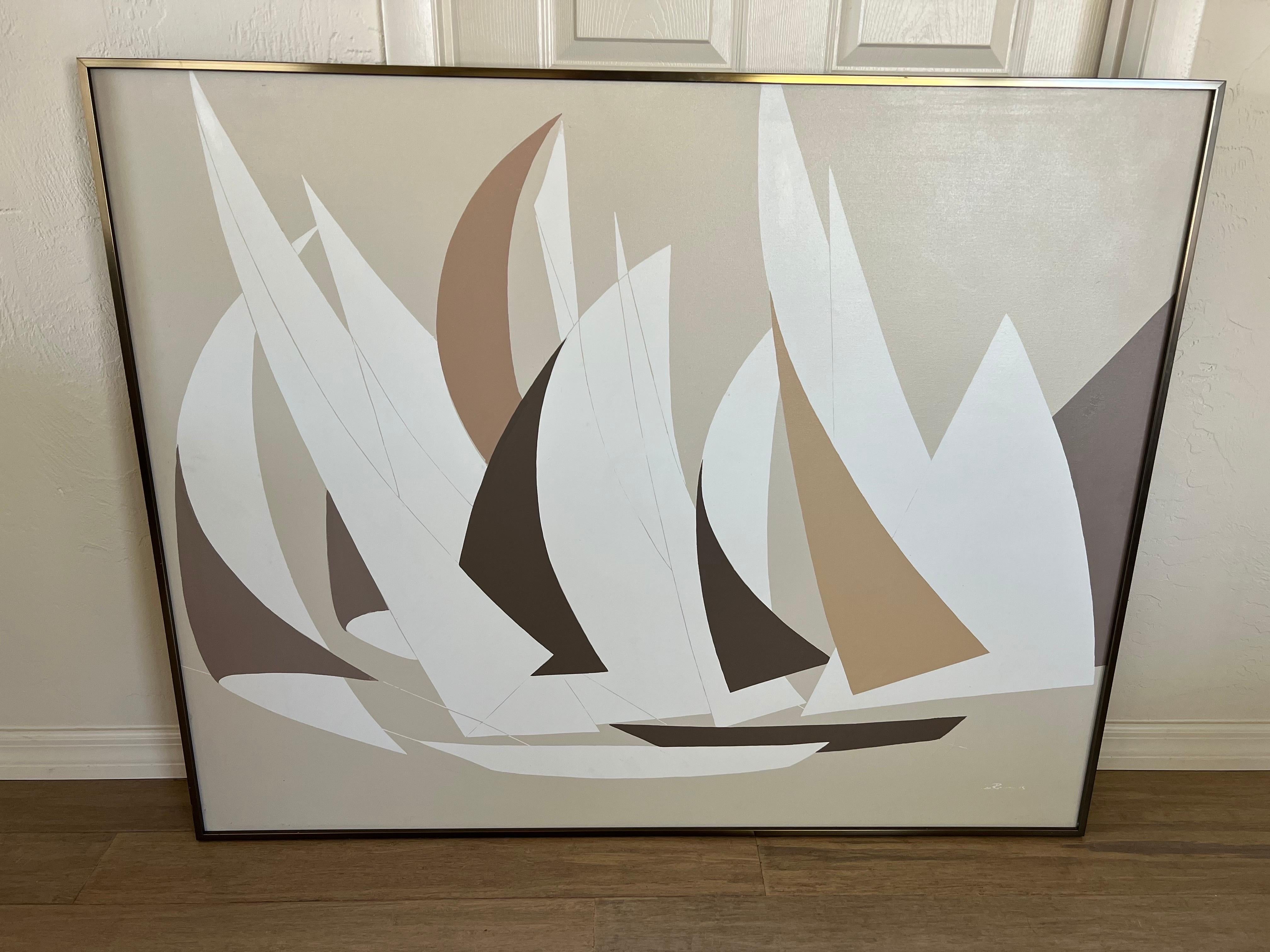 lee reynolds sailboat painting
