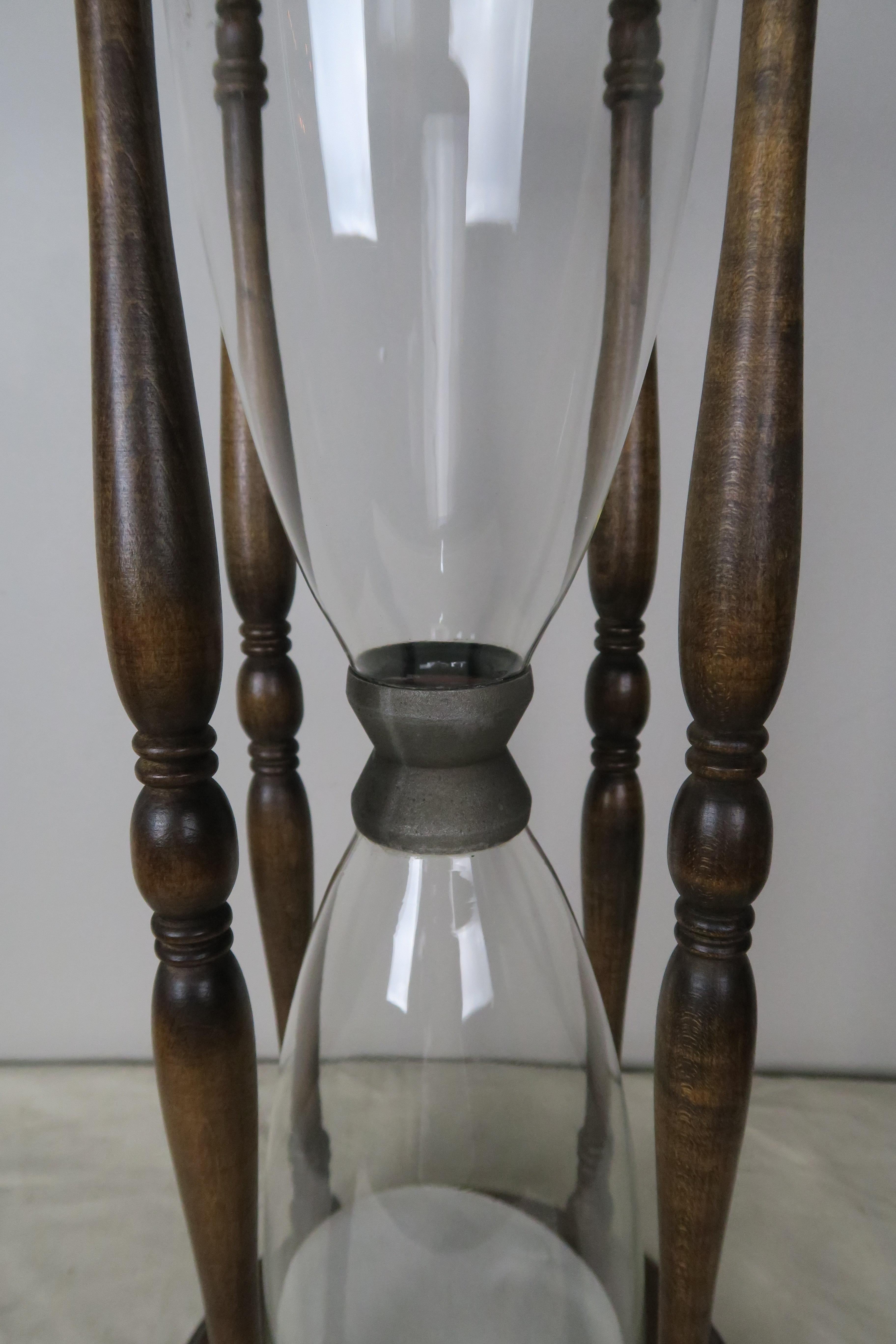 Other Monumental Scale English Walnut Hour Glass