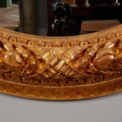 Monumental Scale Italian Large Convex Mirror