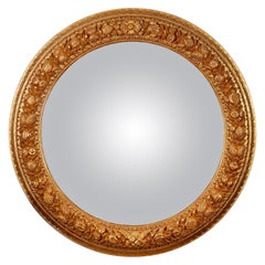 Monumental Scale Italian Large Convex Mirror