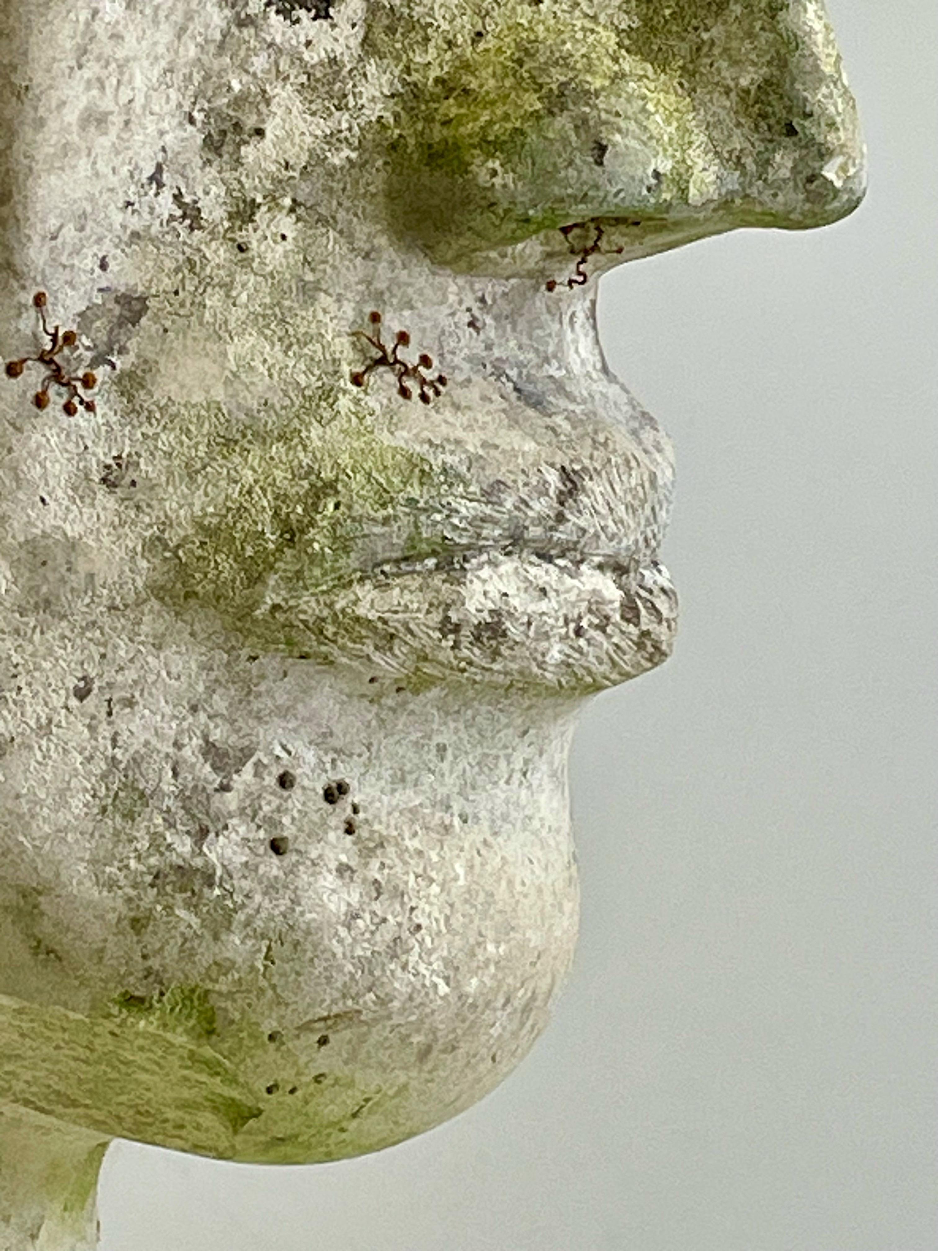 Testa monumentale in pietra scolpita, Francia, anni '60 In condizioni buone in vendita a SOTTEVILLE-LÈS-ROUEN, FR