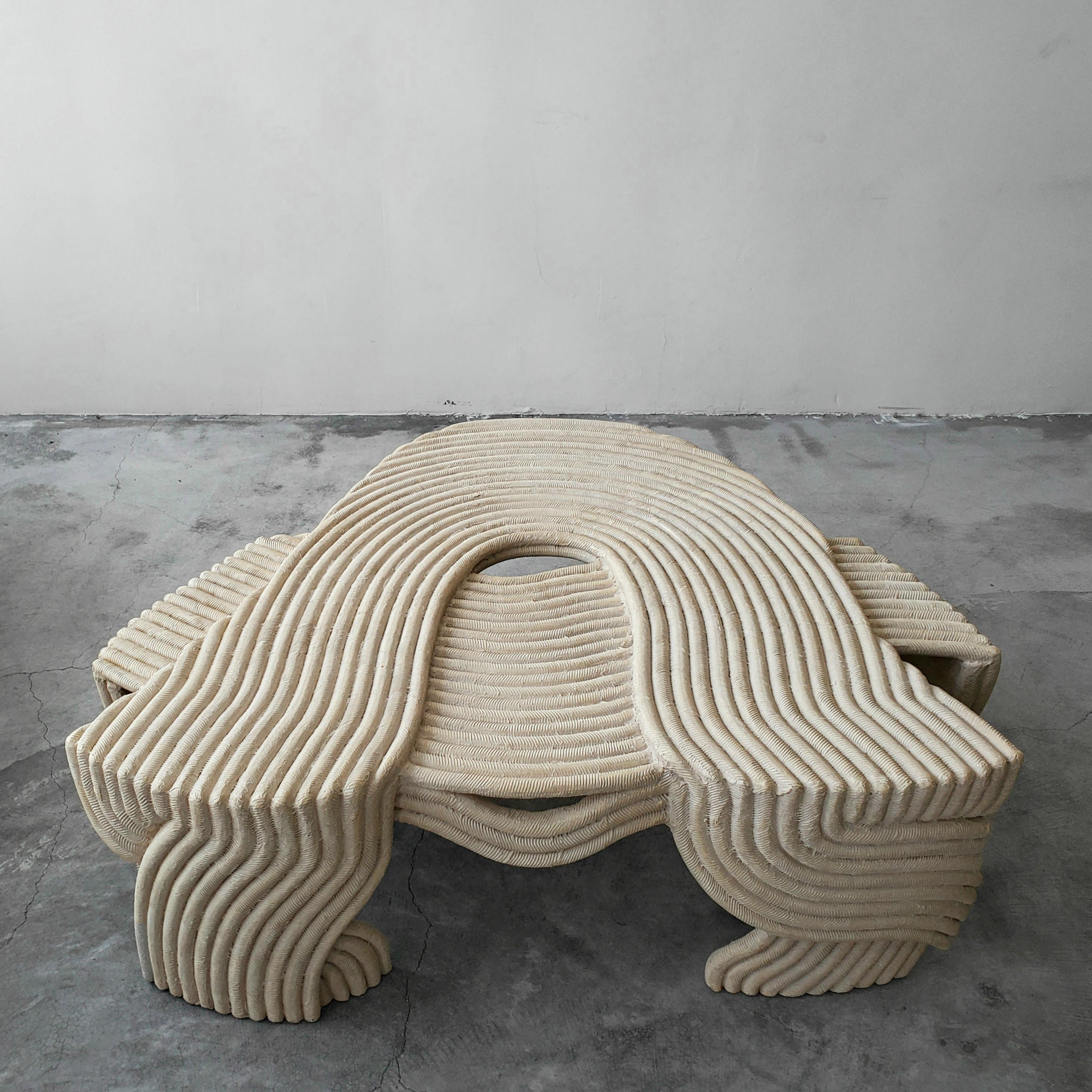 Minimalist Monumental Sculptural Coffee Table