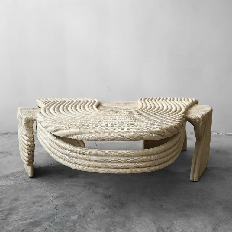 Monumental Sculptural Coffee Table For Sale at 1stDibs
