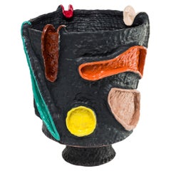 Monumental Sculptural Glazed Ceramic Planter by Sean Gerstley