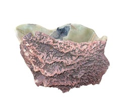 Monumentale skulpturale Onyx-Schale mit natürlichem Mineralrand