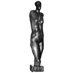 Vintage Monumental Sculpture Olympia by Henri-Paul Derycke
