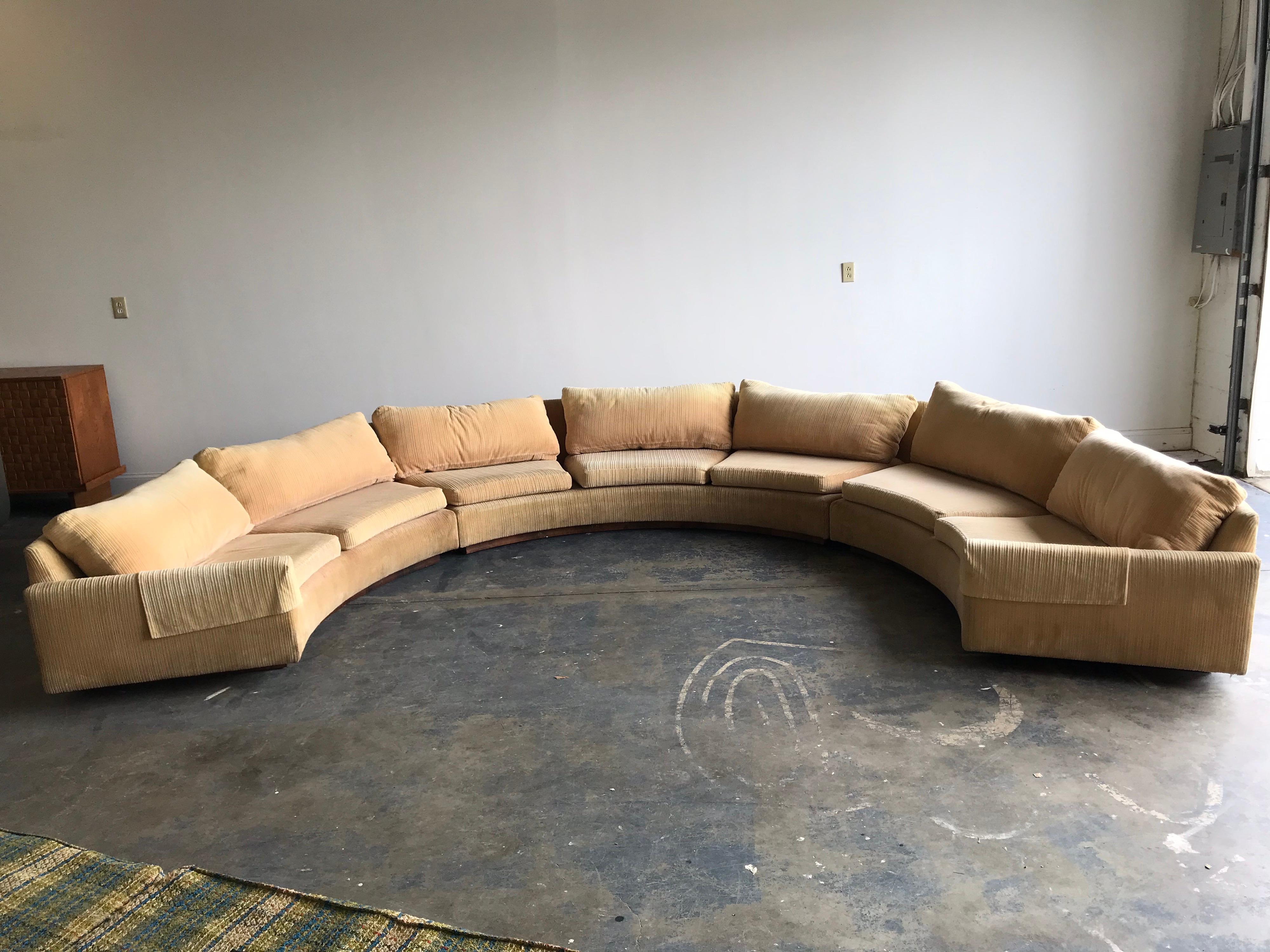 circular couch