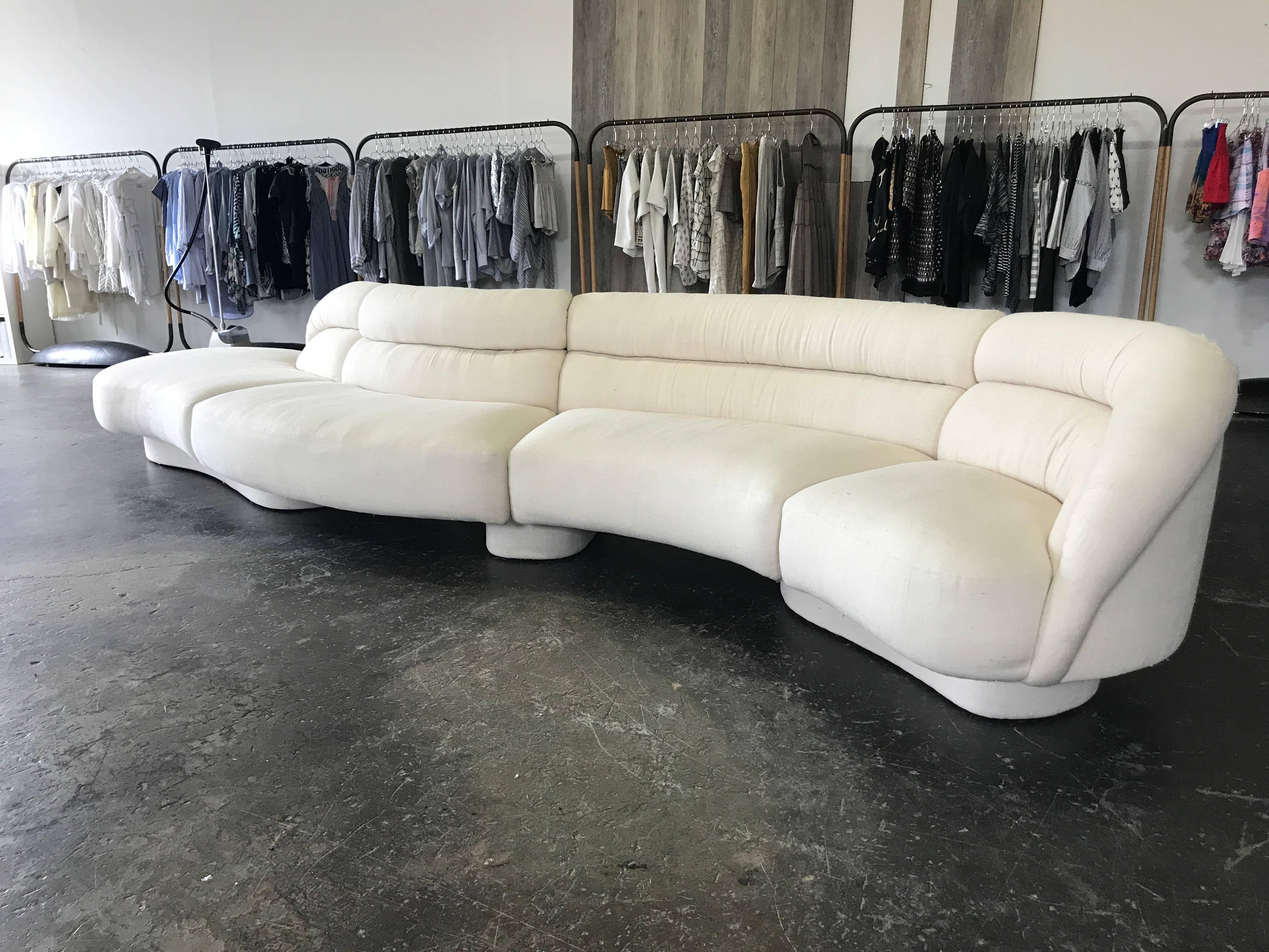 Monumental Serpentine Sofa by Directional 2