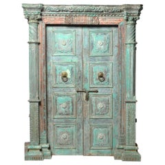 Antique Monumental Set of Indian Doors