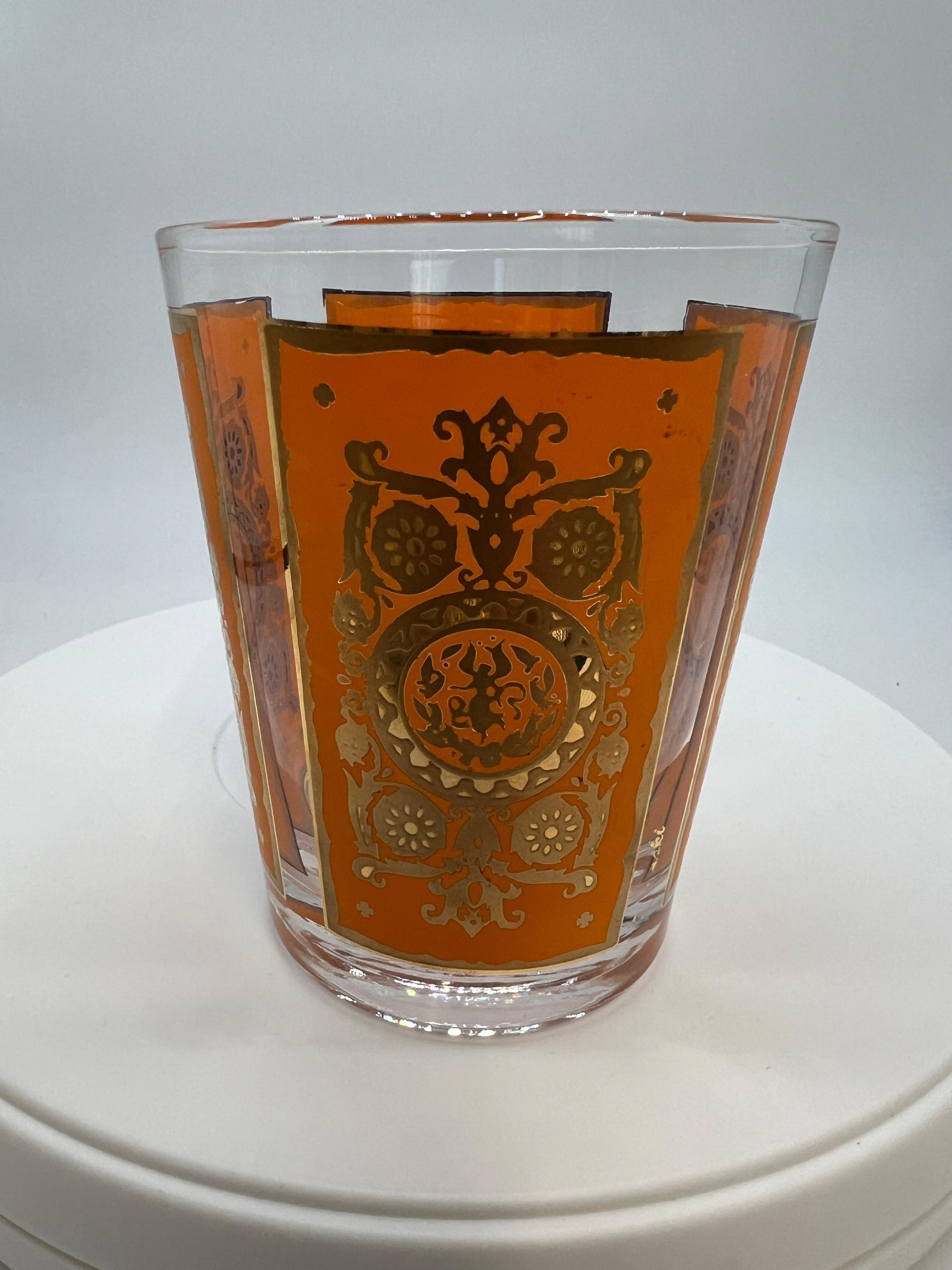 Monumental Set of Pasinski Mid-Century Bar Glasses and Martini Pitcher 3