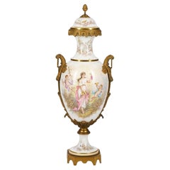 Monumental Sevres Style Urn