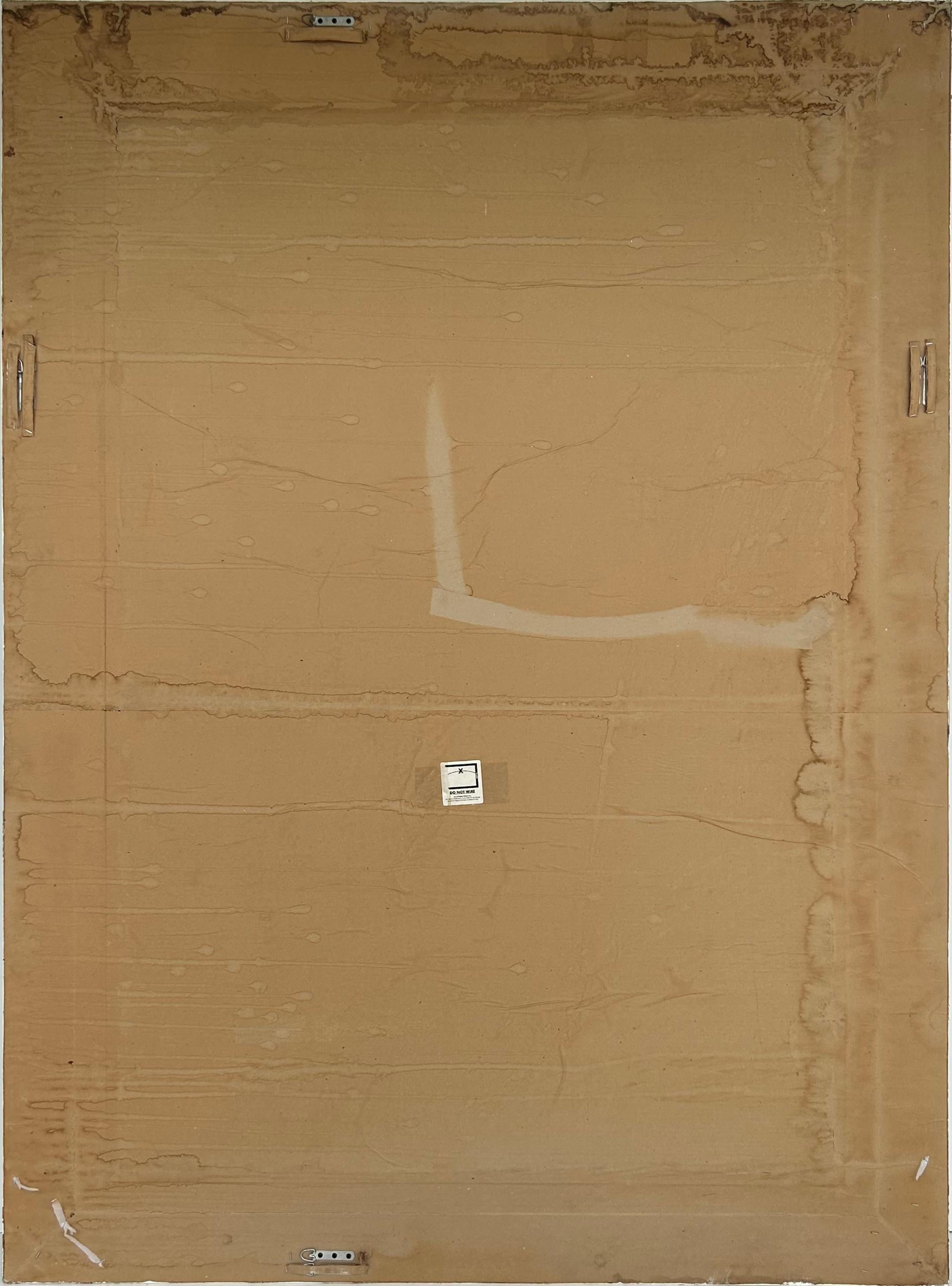 Monumentaler Shabby Chic geschnitzter, abgeschrägter, abgeschrägter Holzspiegel in Weiß lackiert im Angebot 4
