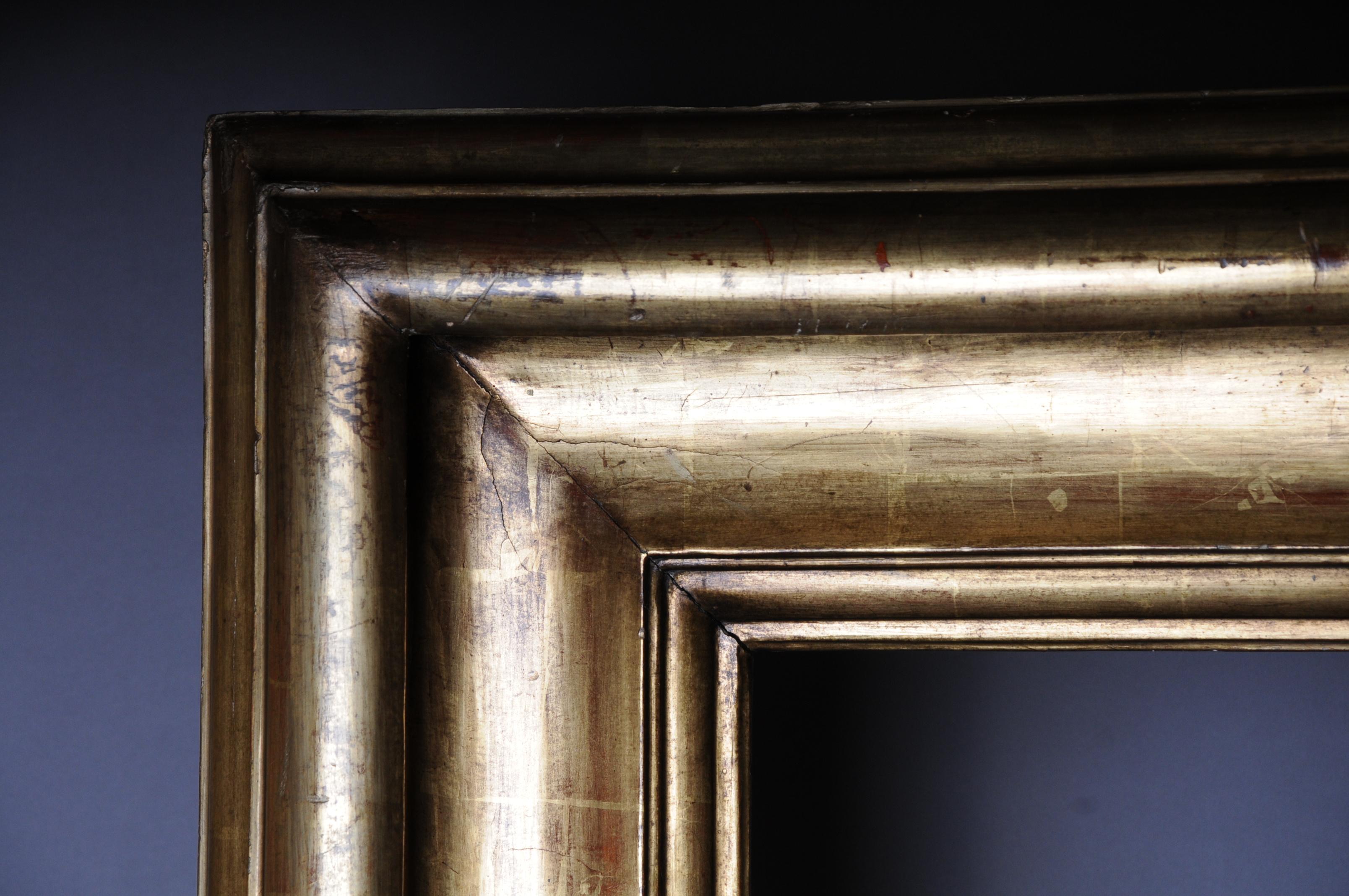 Monumental Sheet Gilded Mirror Frame / Picture Frame, circa 1850 For Sale 1