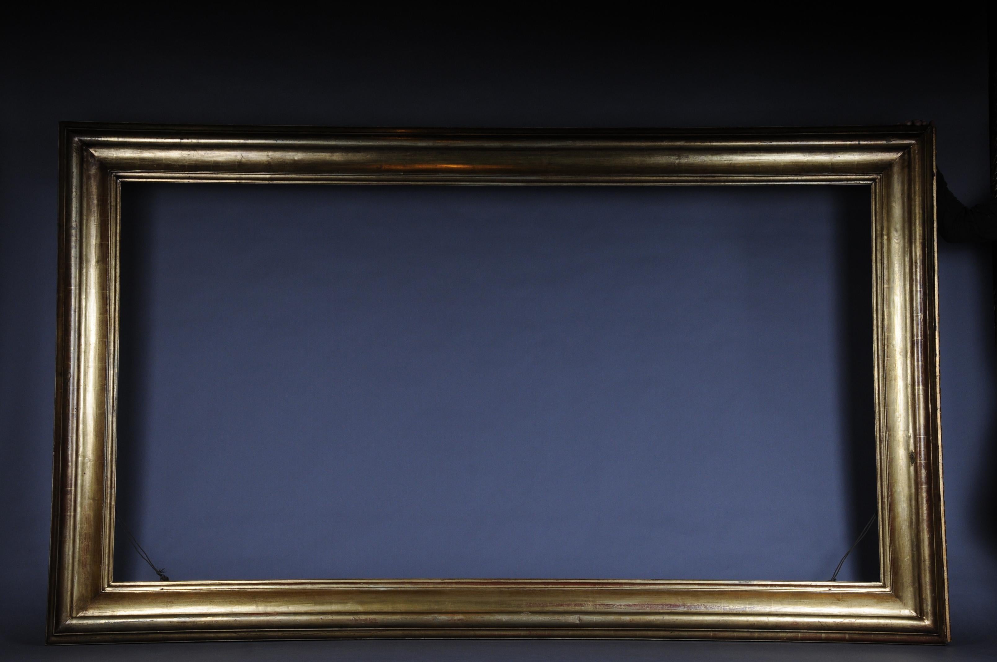 Monumental Sheet Gilded Mirror Frame / Picture Frame, circa 1850 For Sale 2