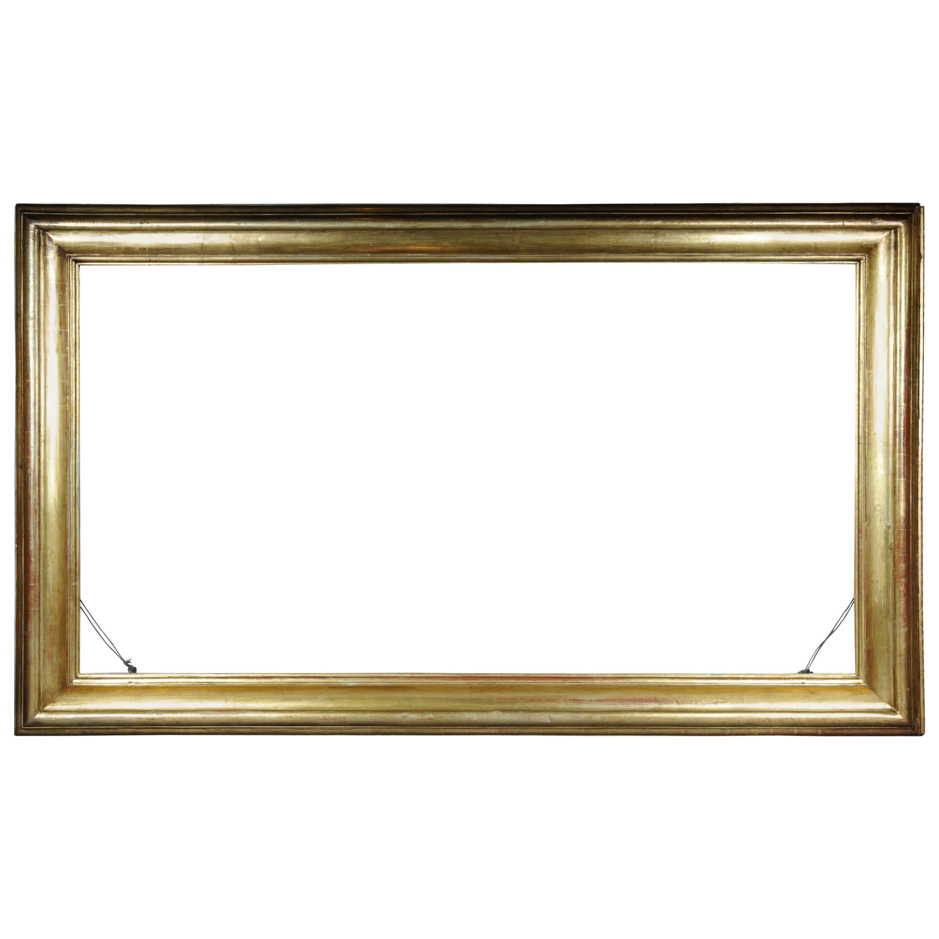 What is a gilded picture frame?