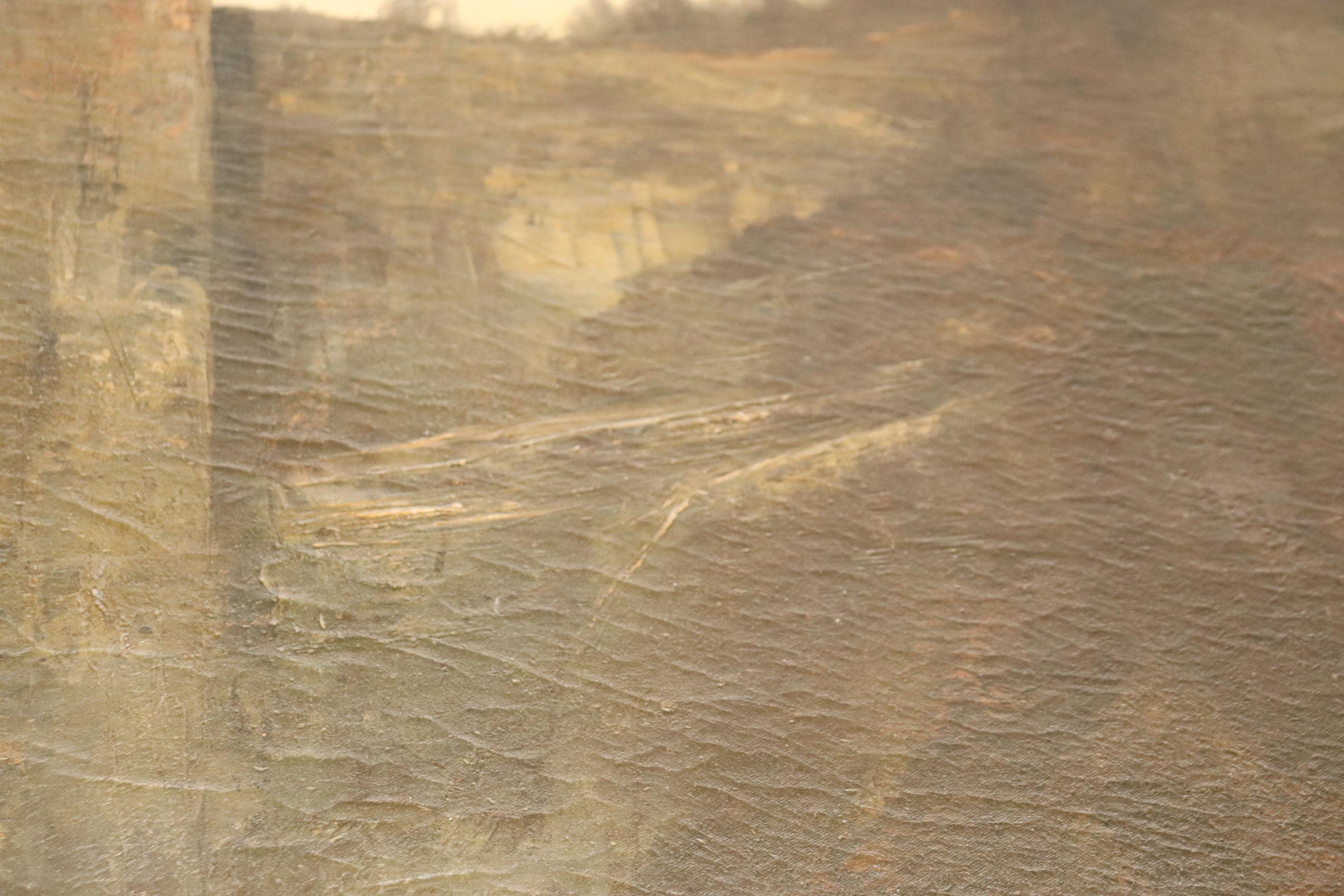 Monumental Signed Henry Arthur Elkins Oil Painting of Colorado Mountain River For Sale 9