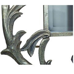 Monumental Silver Overlay Mirror