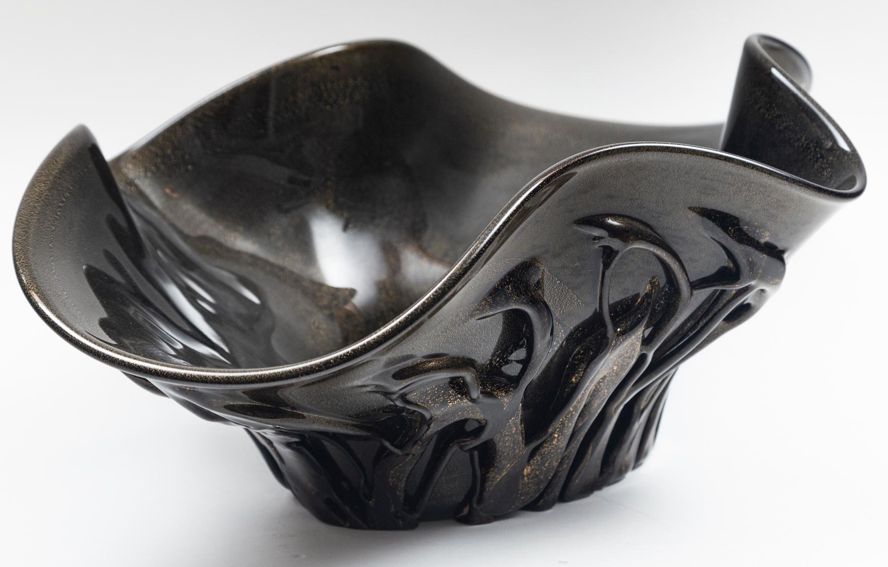Monumental Sized Murano Blown Bronze Organic Centerpiece For Sale 3