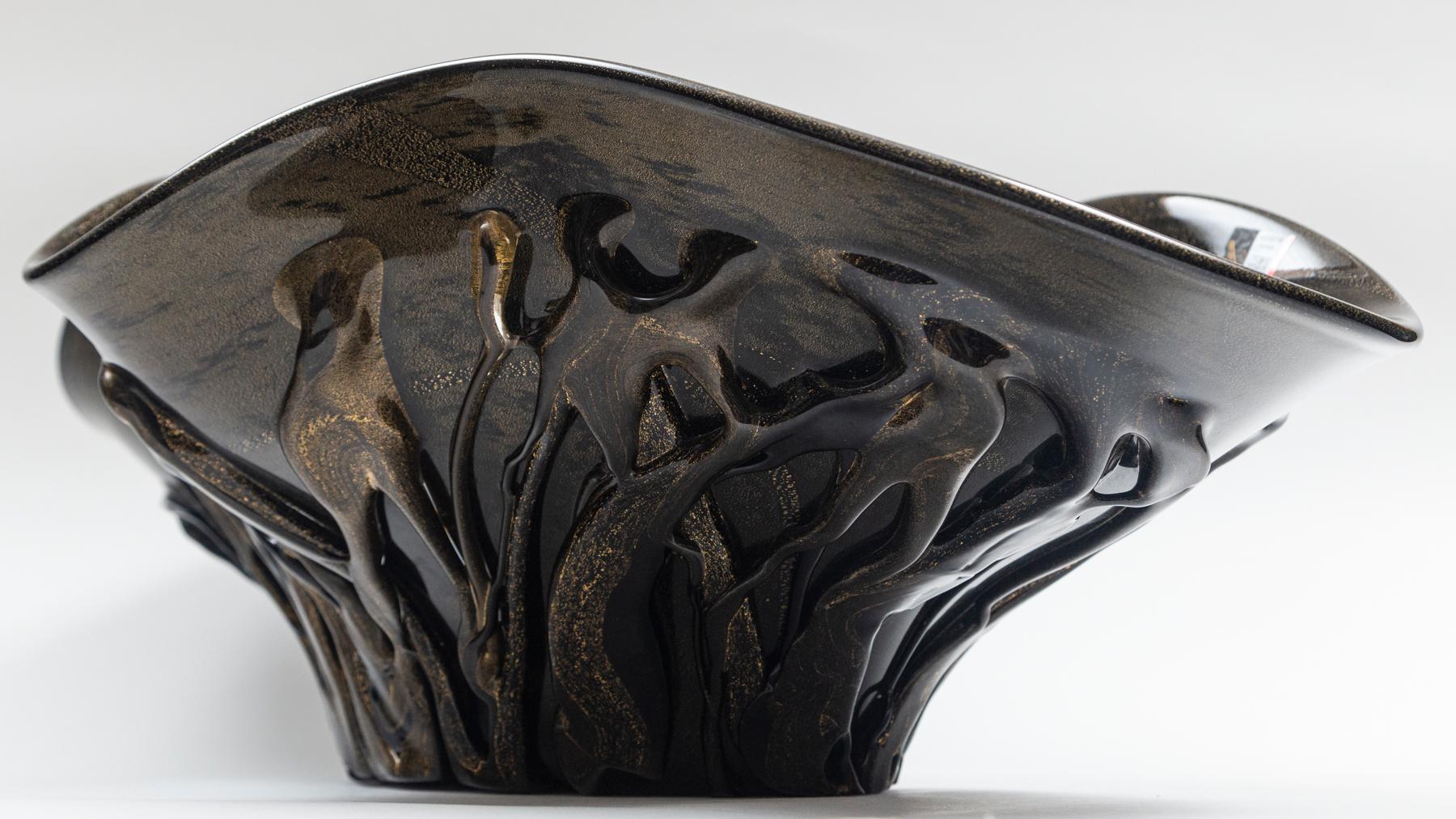 Monumental Sized Murano Blown Bronze Organic Centerpiece For Sale 5