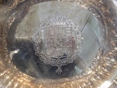 Monumental Solid Silver Punch Bowl by Jesús Yanes