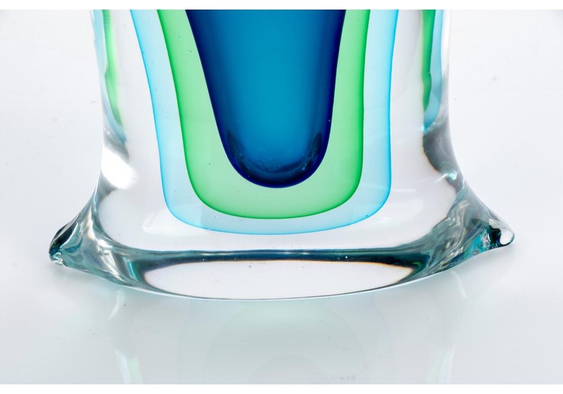 Monumental Sommerso Murano Art Glass Perfume by Luigi Onesto 4
