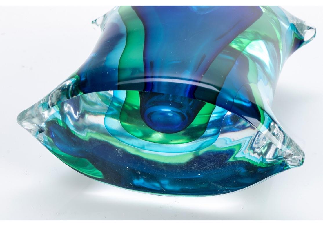 Monumental Sommerso Murano Art Glass Perfume by Luigi Onesto 3