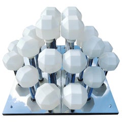 Monumental Space Age Flush Mount by Motoko Ishii for Staff, Germany 1970s