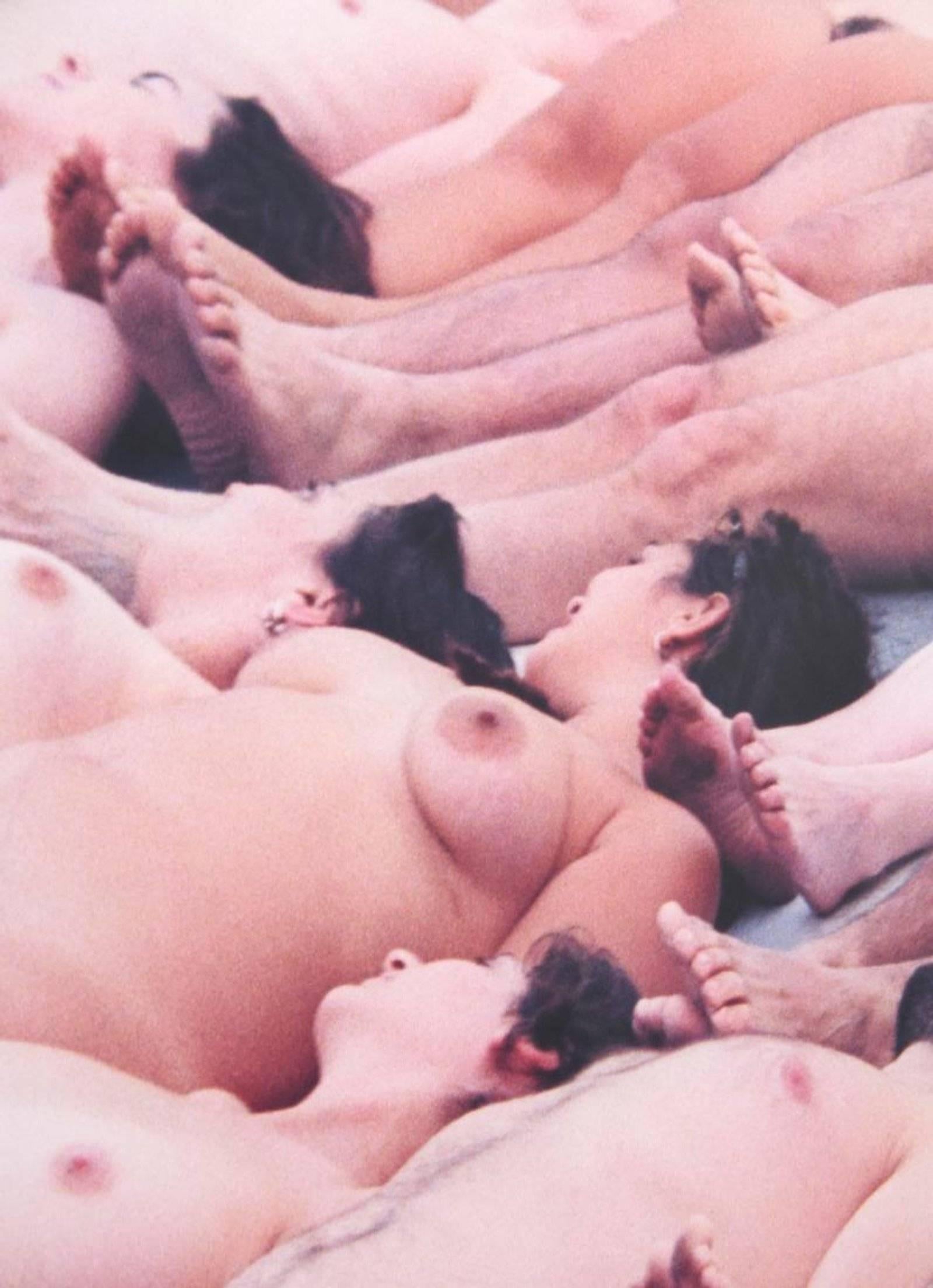 Post-Modern Monumental Spencer Tunick C-Print For Sale