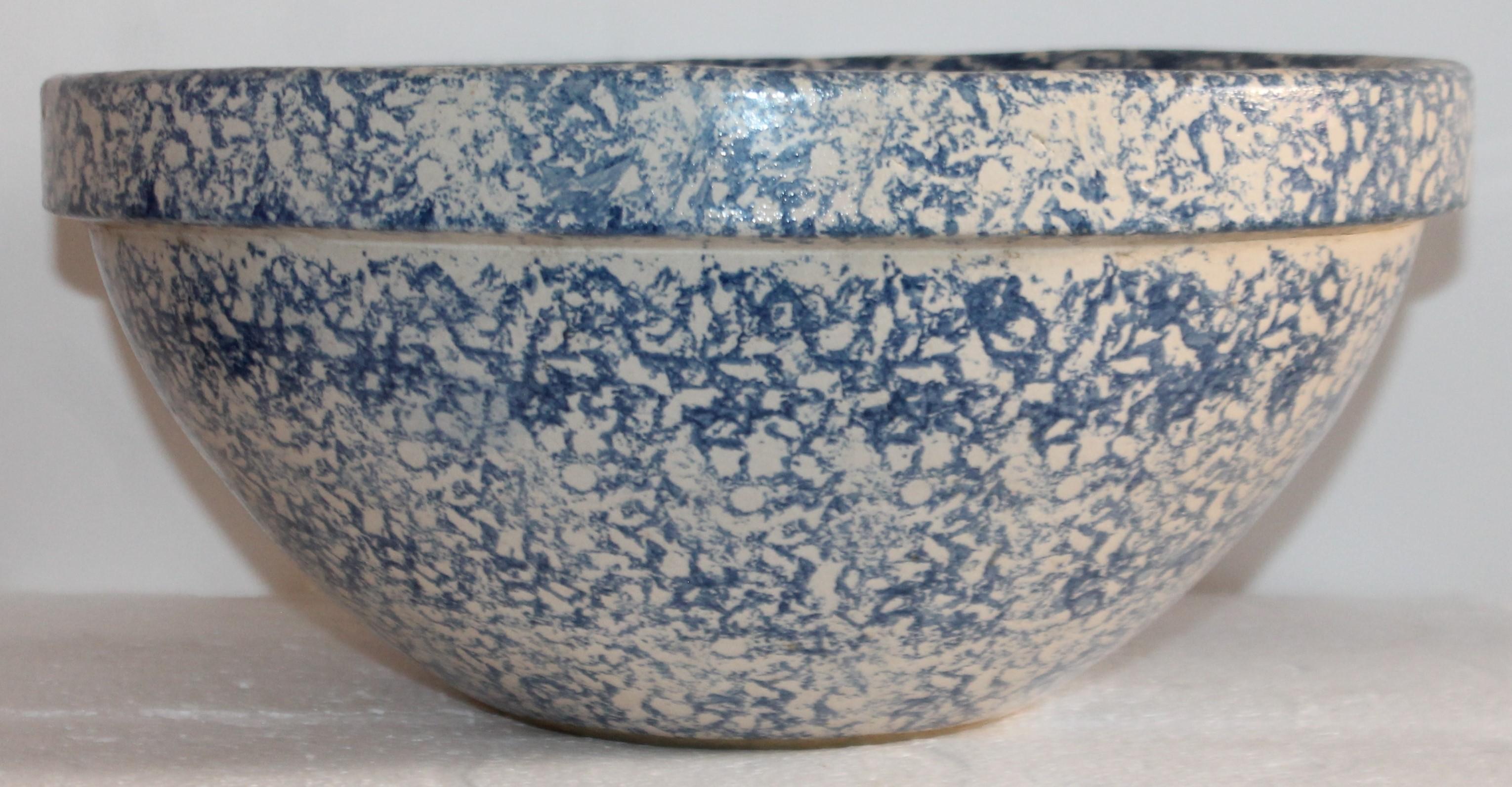 roseville spongeware pottery