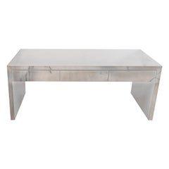 Monumental Stainless Steel Console