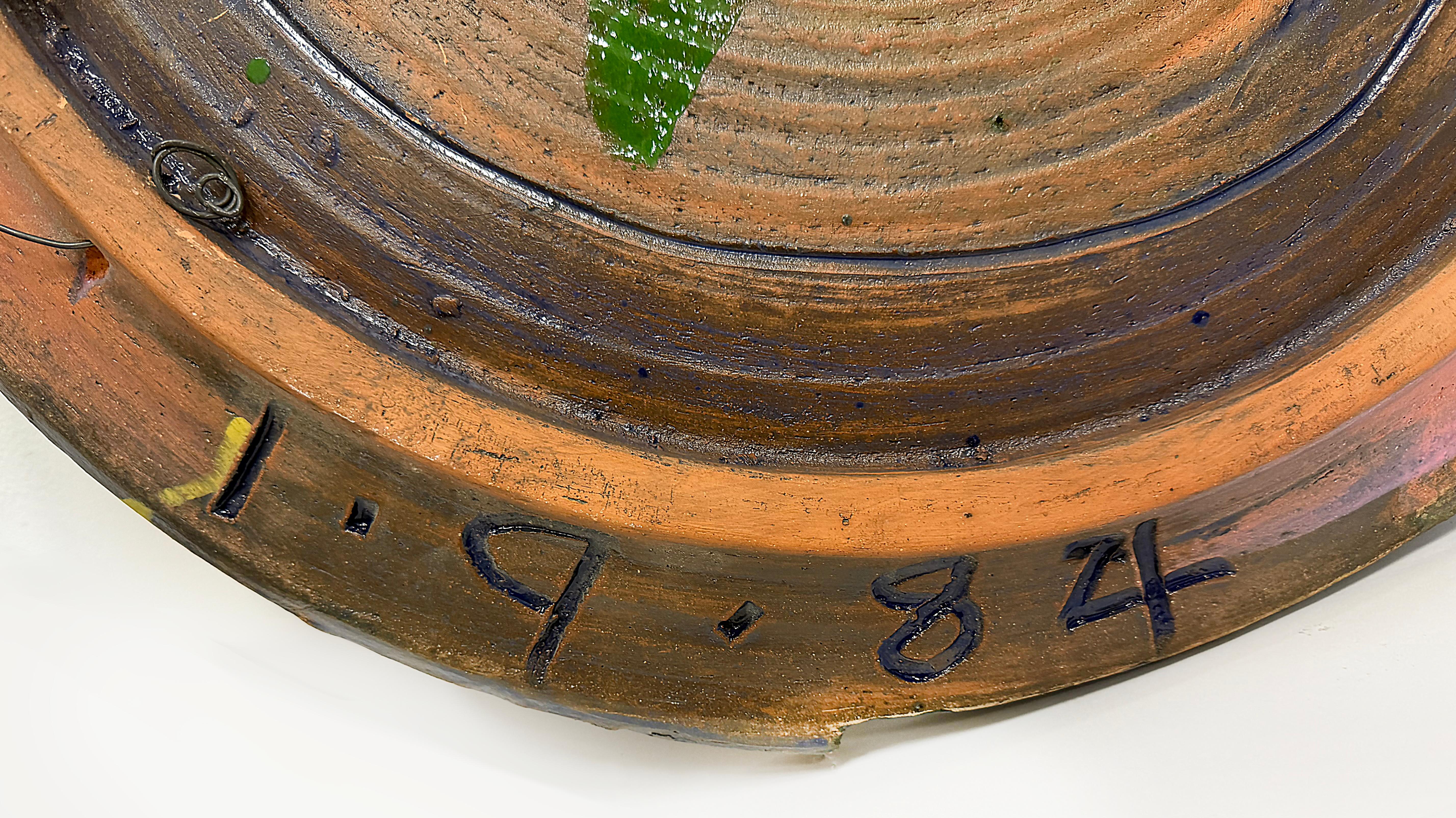 Escultura de pared monumental Stan Welsh 1984 Studio Pottery en venta 4