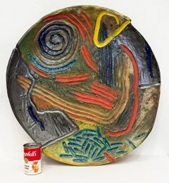 Monumental Stan Welsh 1984 Studio Pottery Wall Sculpture