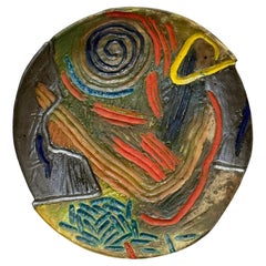 Scultura da parete monumentale di Stan Welsh 1984 Studio Pottery