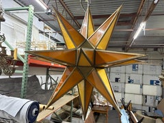 Monumental Star Shaped Chandelier