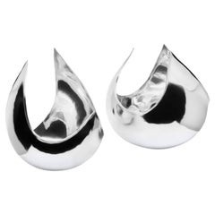 Monumental Sterling Silver Sculptural Bowls
