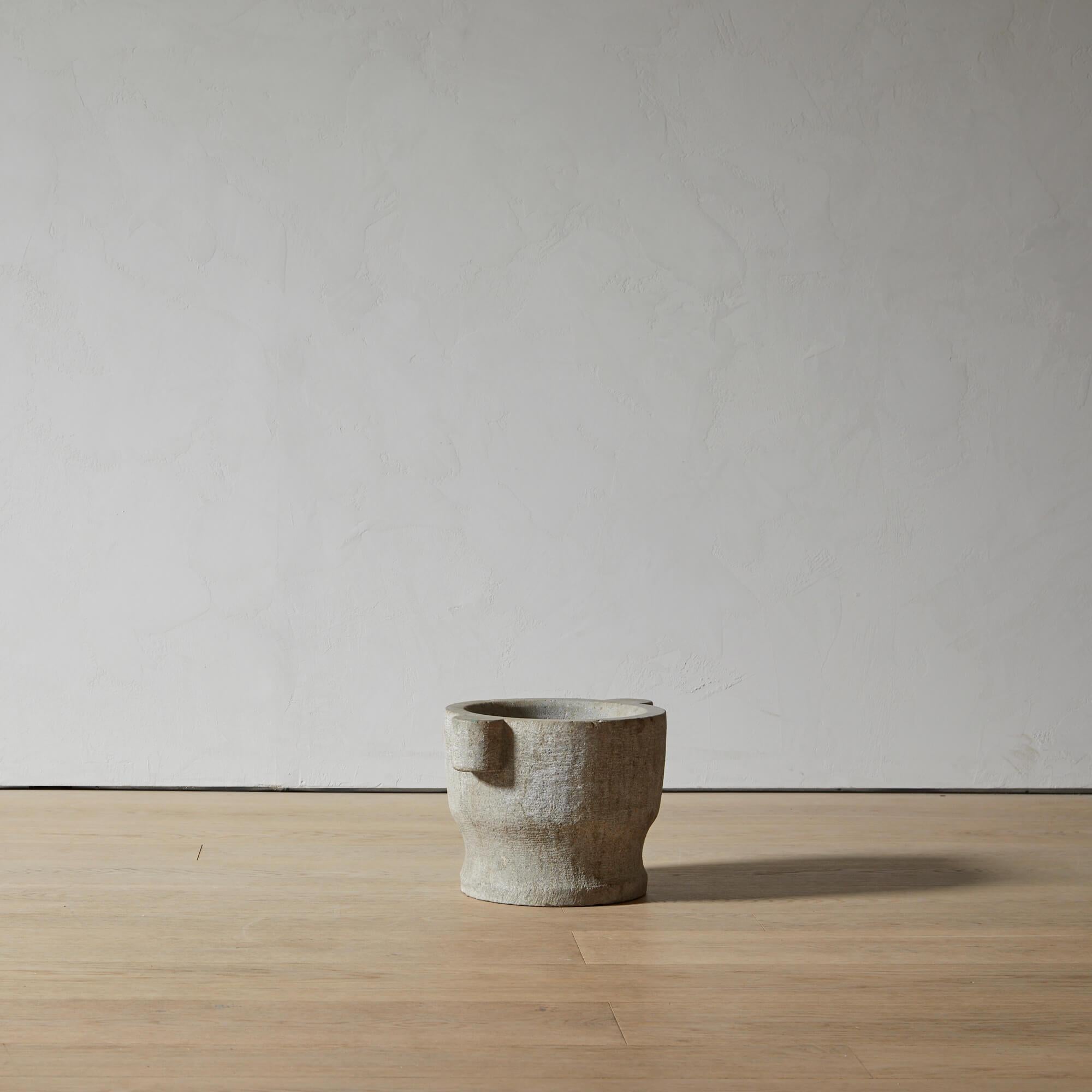 Monumental Stone Mortar In Good Condition For Sale In Long Island City, NY