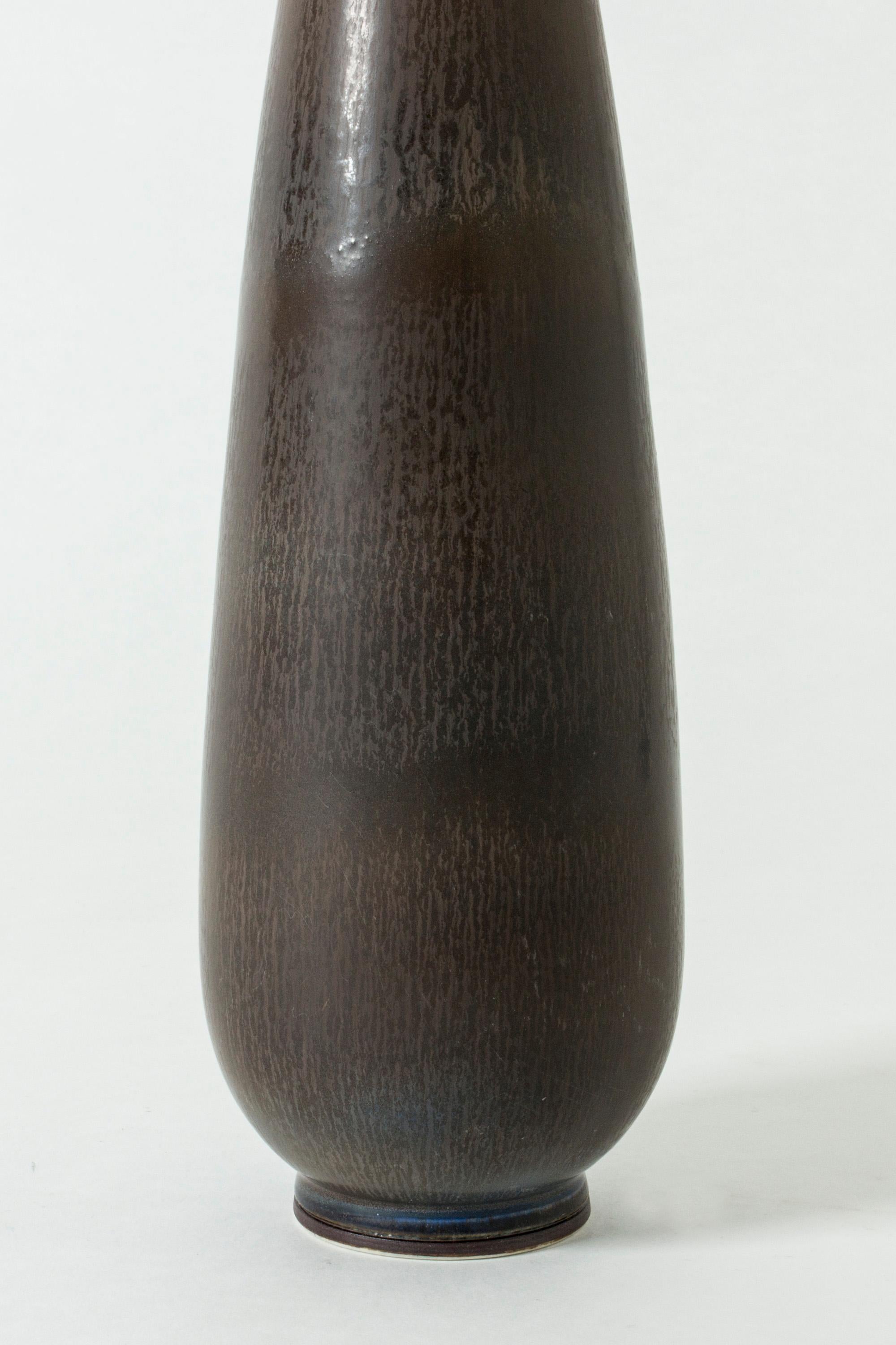 Monumental Stoneware Vase by Berndt Friberg for Gustavsberg, Sweden, 1950s In Good Condition In Stockholm, SE