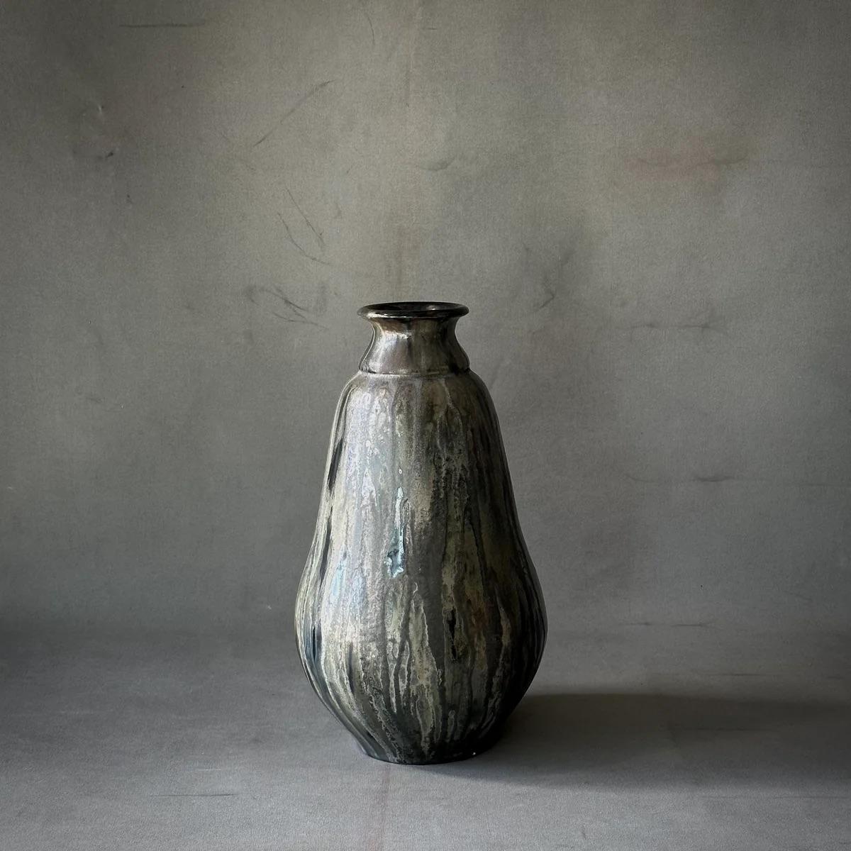 Vaso monumentale in gres firmato da Roger Guérin in vendita 4