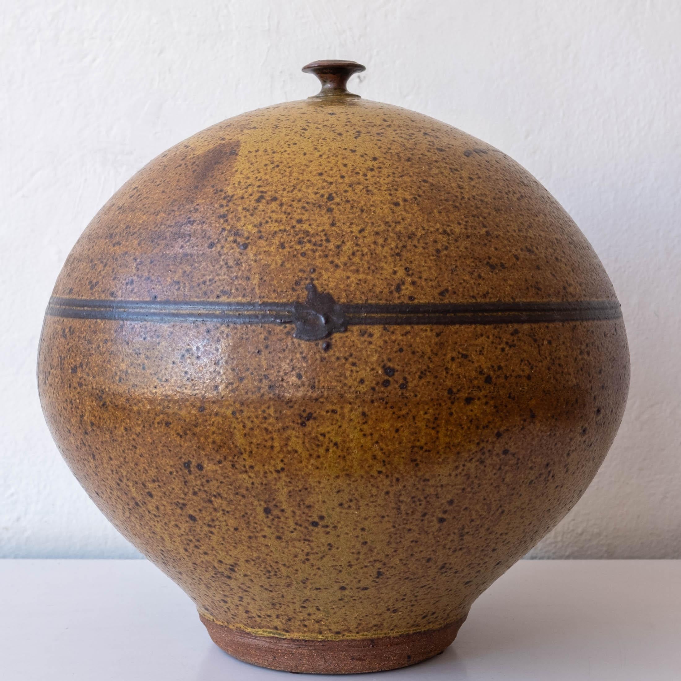 Mid-20th Century Monumental Studio Pottery Weed Pot By Jerry Glenn