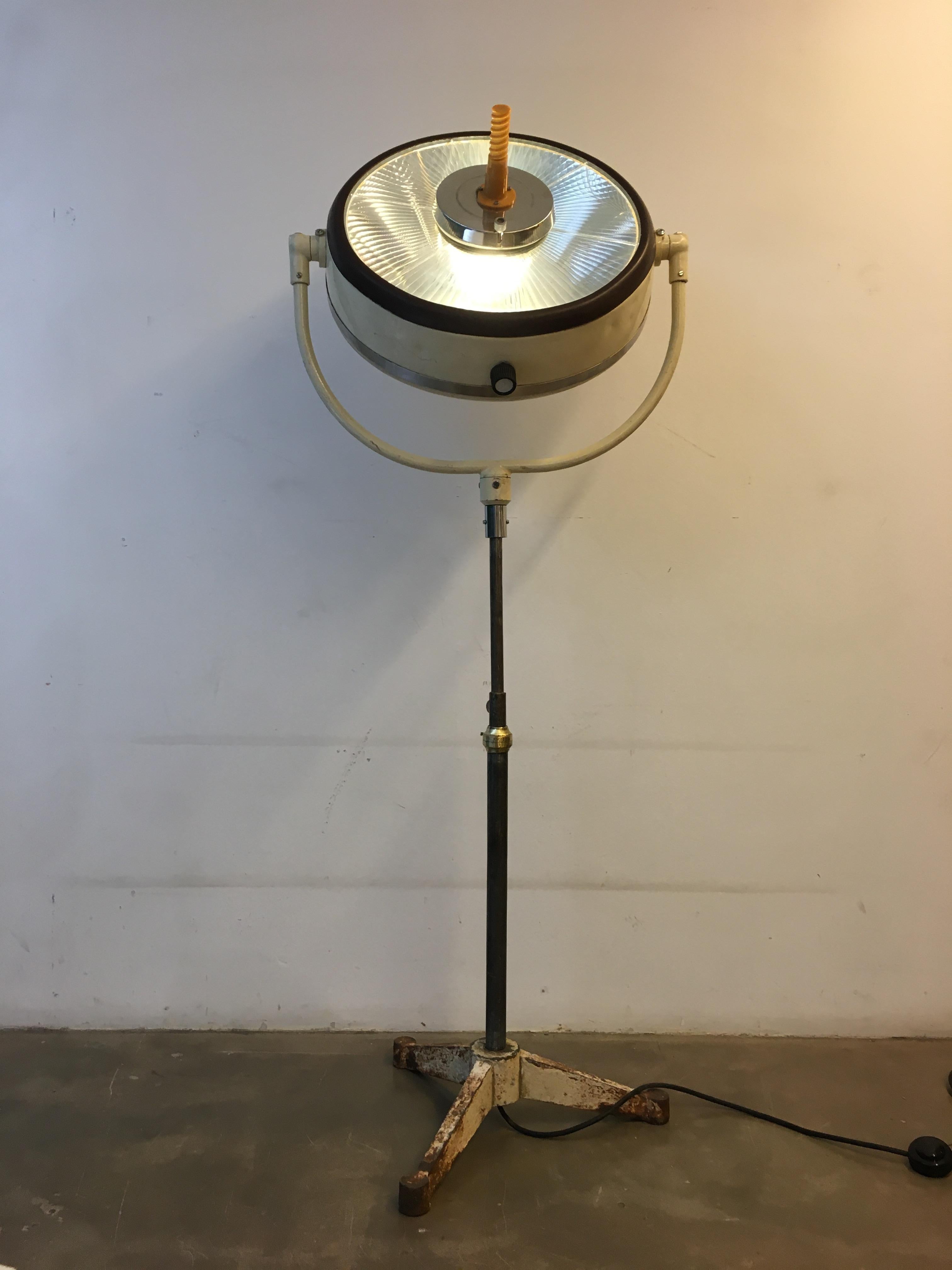 Industrial Monumental Surgical Lamp For Sale