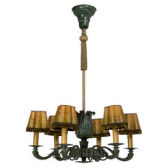 Einar Bäckström, Monumental Swedish Grace Chandelier