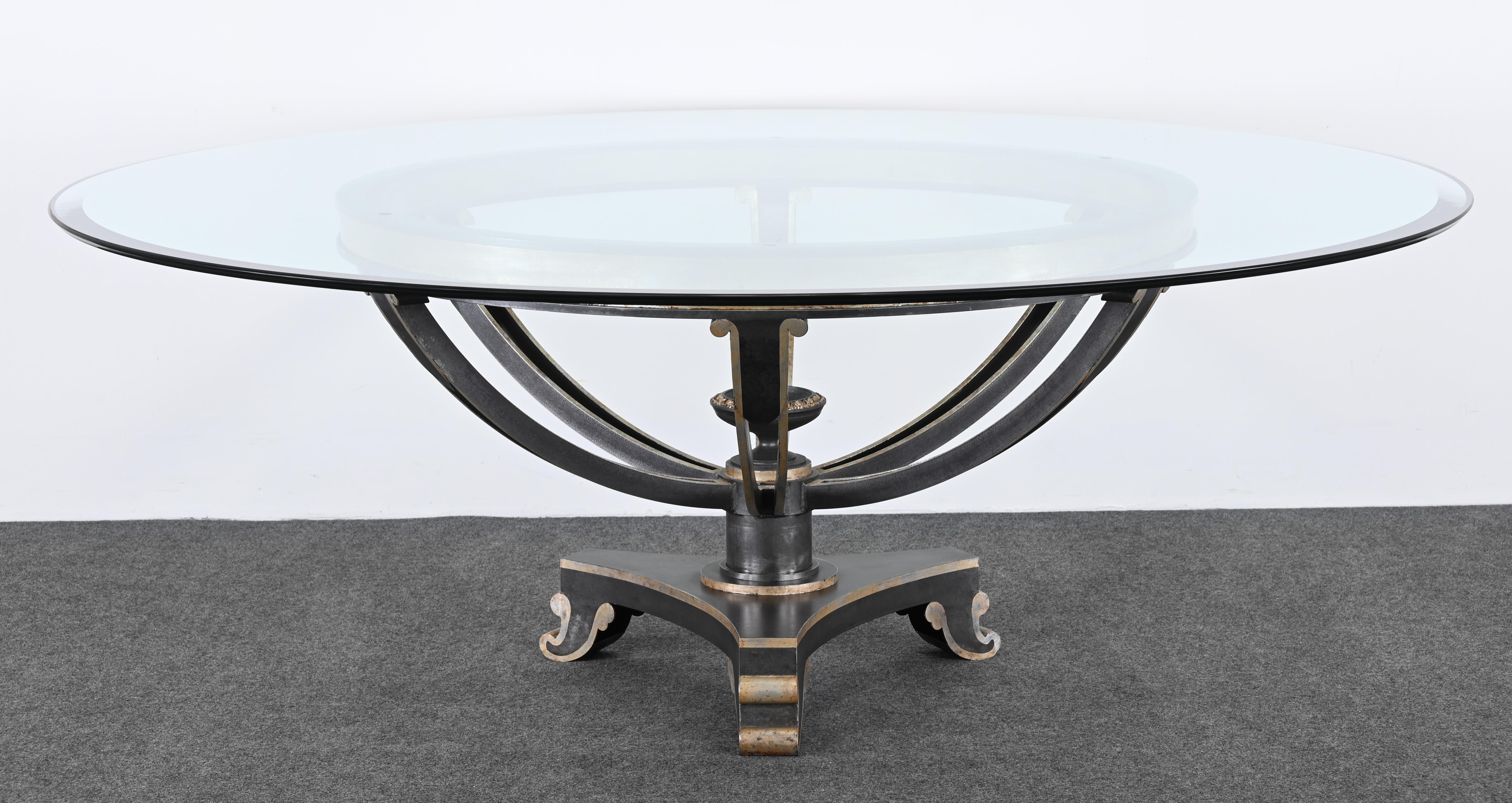 Neoclassical Monumental Table by Niermann Weeks, 20th Century For Sale