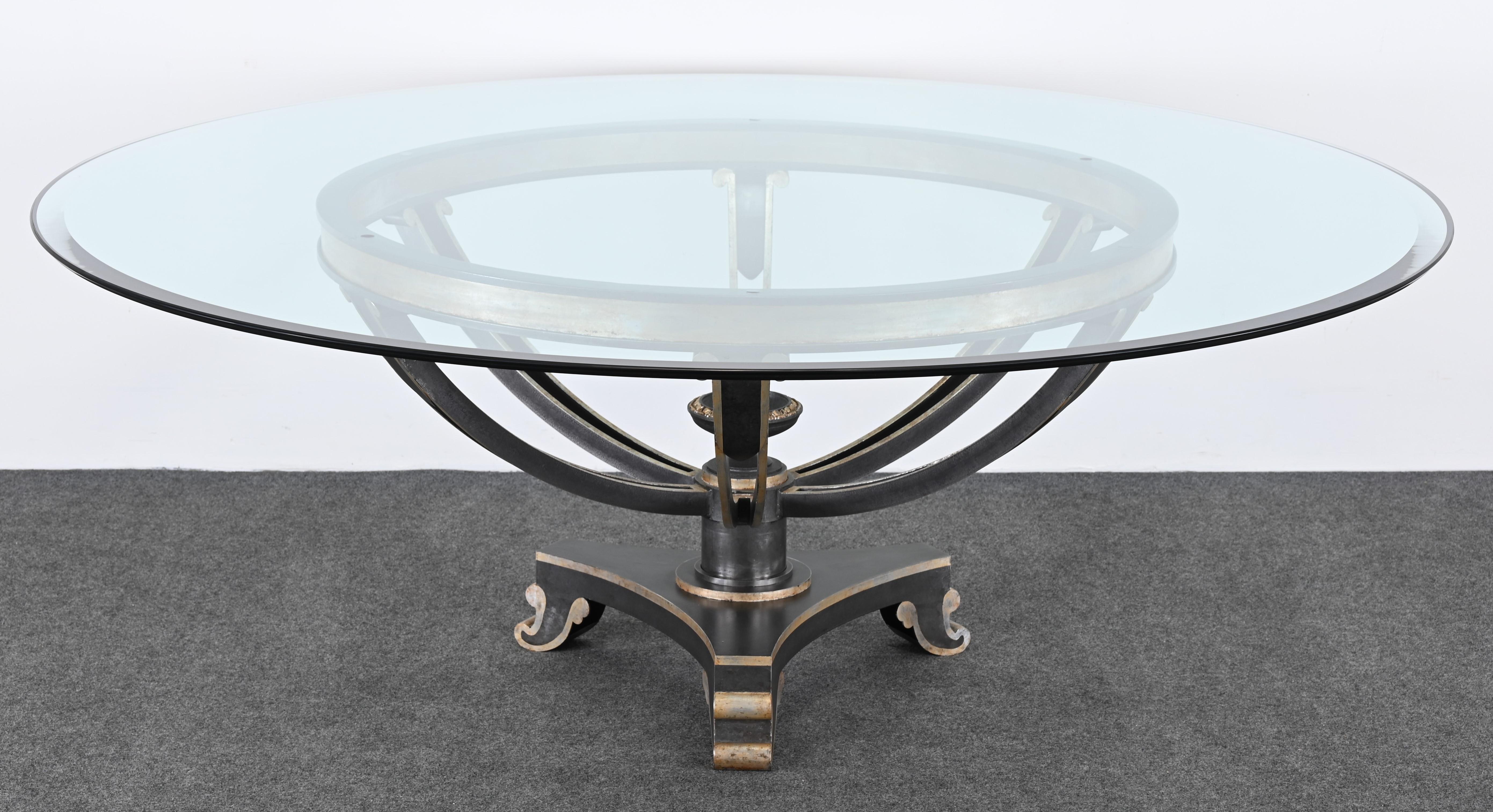 American Monumental Table by Niermann Weeks, 20th Century For Sale