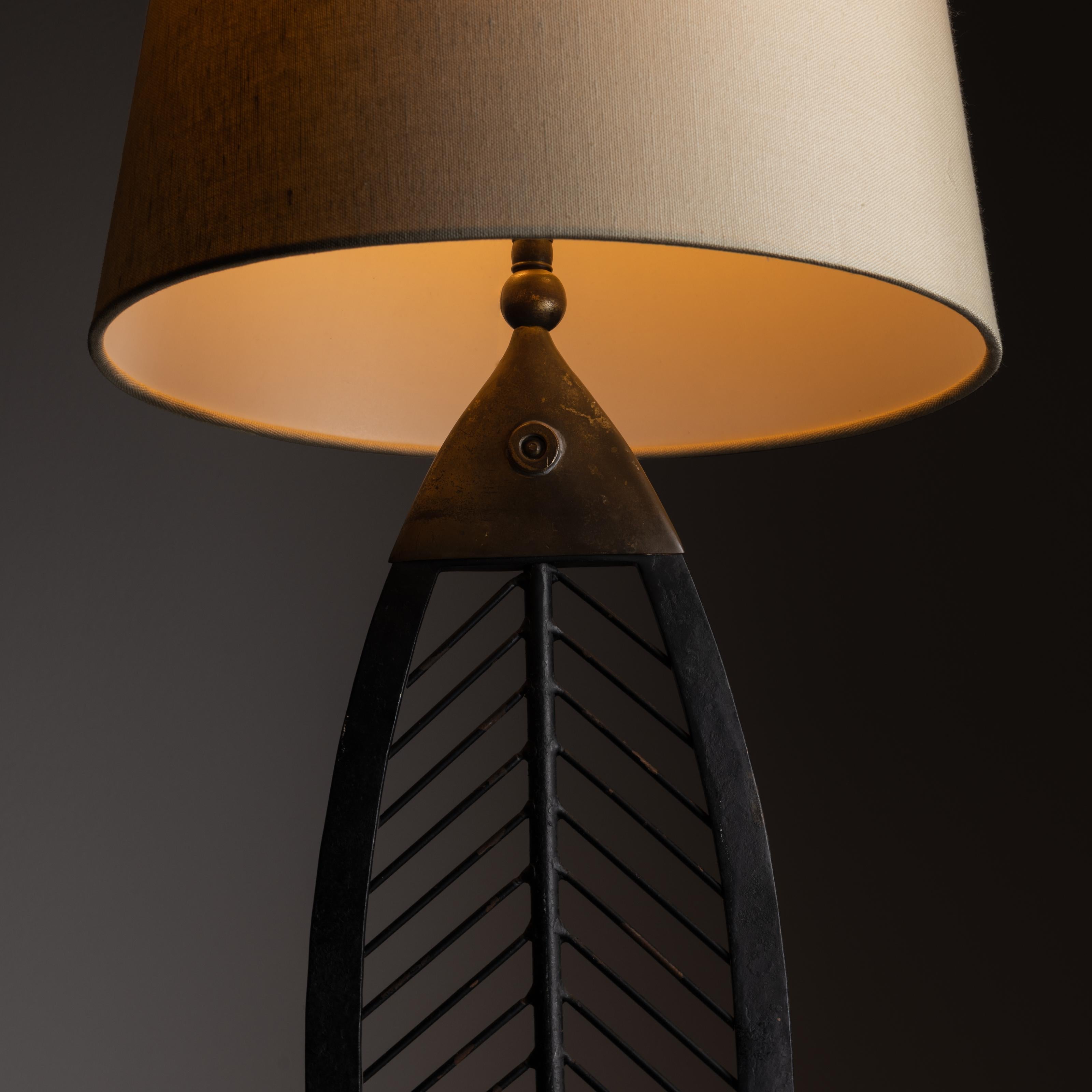 20th Century Monumental Table Lamp Attributed to Heifetz For Sale