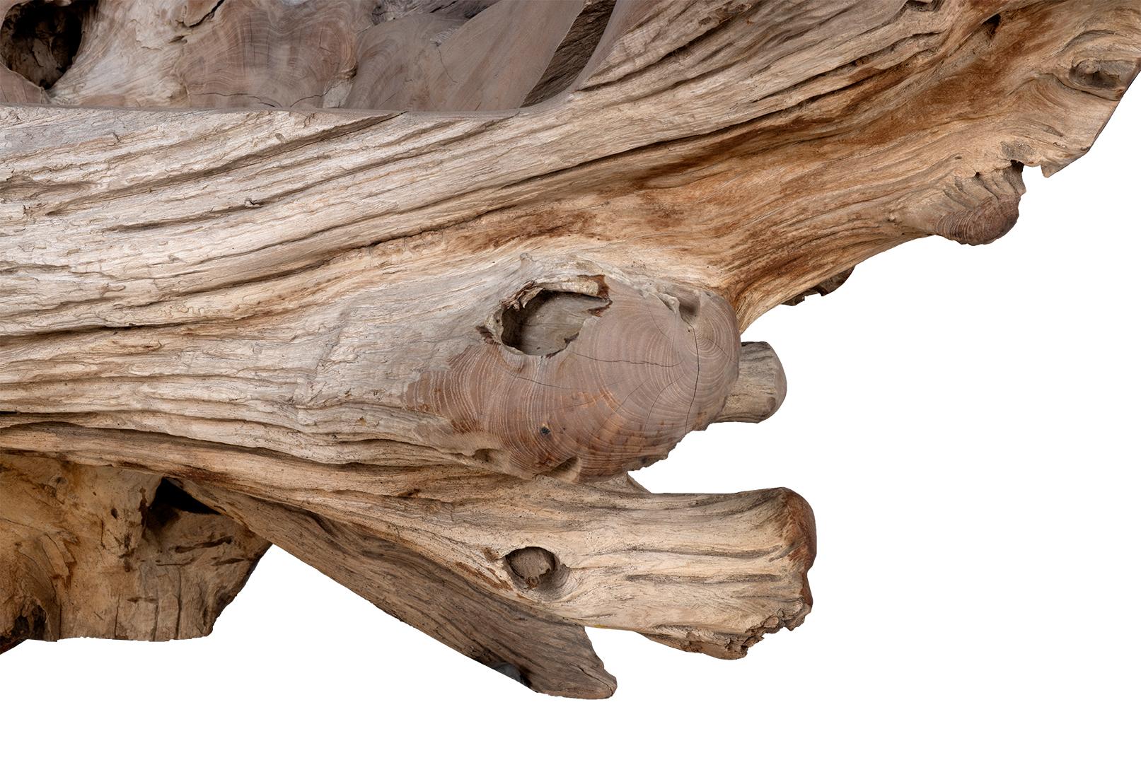 Banc d'extérieur en teck Monumental en vente 4